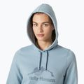 Women's Helly Hansen Nord Graphic Pullover Hoodie windy blue 3