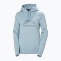 Women's Helly Hansen Nord Graphic Pullover Hoodie windy blue 5