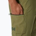 Helly Hansen men's softshell trousers Brono Softshell Zip Off terrain green 4