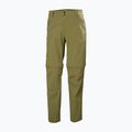 Helly Hansen men's softshell trousers Brono Softshell Zip Off terrain green 5