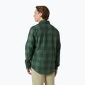 Men's Helly Hansen Aker Flannel LS shirt jungle green buffalo plaid 2