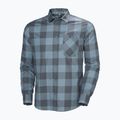 Men's Helly Hansen Aker Flannel LS shirt jungle green buffalo plaid 5