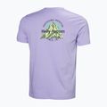Men's Helly Hansen Core Graphic T 2.0 bright lavender T-shirt 2