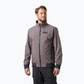 Men's Helly Hansen HP Racing Lifaloft Bomber sailing jacket sparrow grey