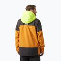 Men's Helly Hansen Pier 4.0 mustard rain jacket 2