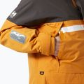 Men's Helly Hansen Pier 4.0 mustard rain jacket 5