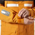 Men's Helly Hansen Pier 4.0 mustard rain jacket 6