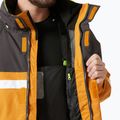 Men's Helly Hansen Pier 4.0 mustard rain jacket 9