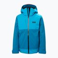 Helly Hansen Alpha cerulean blue children's ski jacket 7