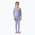 Helly Hansen JR Lifa Merino Midweight bright lavender children's thermal underwear set