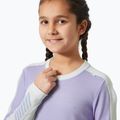 Helly Hansen JR Lifa Merino Midweight bright lavender children's thermal underwear set 3