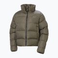 Helly Hansen women's Jade Puffer sepia houndstooth aop down jacket 6