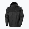 Men's Helly Hansen Vancouver Fleece Lined rain jacket ebony 6
