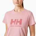 Helly Hansen women's T-shirt Logo 3.0 pink salt 3