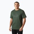 Men's Helly Hansen Box T 2.0 jungle green T-shirt
