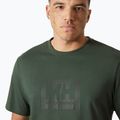 Men's Helly Hansen Box T 2.0 jungle green T-shirt 3