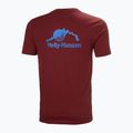 Men's Helly Hansen Nord Graphic t-shirt mars red 5