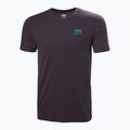 Men's Helly Hansen Nord Graphic black grape T-shirt 4