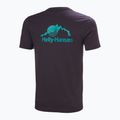 Men's Helly Hansen Nord Graphic black grape T-shirt 5