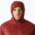 Men's Helly Hansen Lifaloft Hooded Insulator hybrid jacket mars red 3
