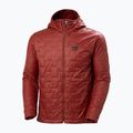 Men's Helly Hansen Lifaloft Hooded Insulator hybrid jacket mars red 6