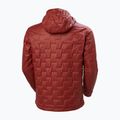 Men's Helly Hansen Lifaloft Hooded Insulator hybrid jacket mars red 7