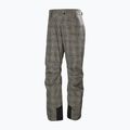 Men's ski trousers Helly Hansen Legendary Insulated pebble broxburn plaid aop