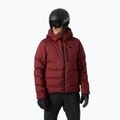Helly Hansen men's ski jacket Kvitfjell Race Puffy mars red