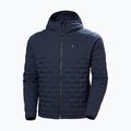 Men's sailing jacket Helly Hansen HP Hybrid Stretch Hooded Insulator navy 3