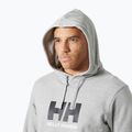Men's sweatshirt Helly Hansen HH Logo Hoodie grey/melange 3