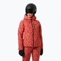 Women's ski jacket Helly Hansen Valdisere 3.0 red floral aop