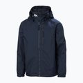 Children's sailing jacket Helly Hansen Crew Hooded Jr 41813 navy