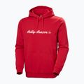 Men's sweatshirt Helly Hansen Core Graphic Hoodie red 5