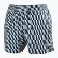 Men's sailing shorts Helly Hansen Newport Trunk 4.5" navy offset stripe aop
