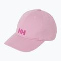 Children's baseball cap Helly Hansen Logo Jr pink lavender