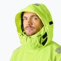 Men's sailing jacket Helly Hansen Skagen Offshore luminous green 3