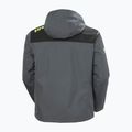 Men's sailing jacket Helly Hansen Crew Hooded Midlayer 2 thunder grey 10