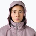 Women's sailing jacket Helly Hansen Crew Hooded Pile purple clay 3