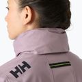 Women's sailing jacket Helly Hansen Crew Hooded Pile purple clay 4