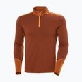 Men's thermal sweatshirt Helly Hansen Lifa Merino Midweight 1/2 Zip iron oxide