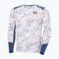 Men's thermal sweatshirt Helly Hansen Lifa Active white slope map aop 5