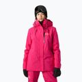Women's ski jacket Helly Hansen Powshot cranberry