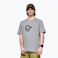 Men's T-shirt NORRONA Cotton Viking grey melange/caviar