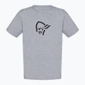 Men's T-shirt NORRONA Cotton Viking grey melange/caviar 4