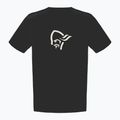 Men's T-shirt NORRONA Cotton Viking caviar black/snowdrop 4