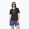 Women's T-shirt NORRONA Cotton Viking caviar black