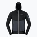 Men's trekking sweatshirt NORRONA Falketind Warm2 Stretch Hood caviar black 5