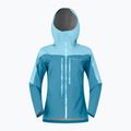Women's rain jacket NORRONA Falketind Dri1 brittany blue/aqua haze 5