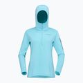 Women's trekking sweatshirt NORRONA Falketind Warm1 Hood aqua haze/trooper 5