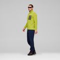 Men's trekking sweatshirt NORRONA Femund Warm1 Zip Neck golden lime/olive night 4